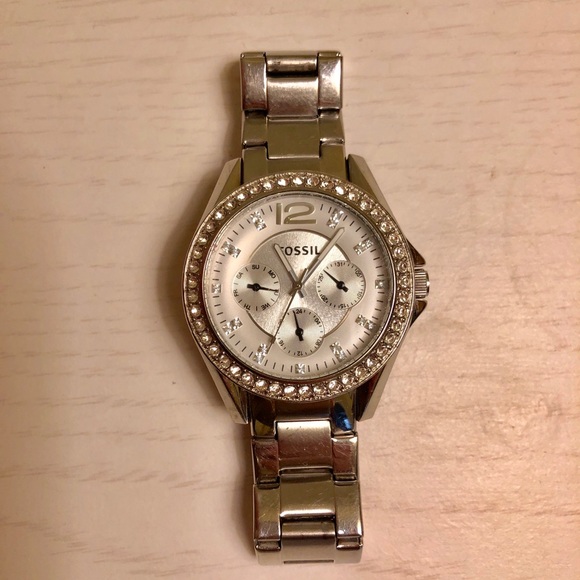 Fossil Riley Stainless Steel Watch - Picture 4 of 8